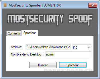 MostSecurity Spoofer
