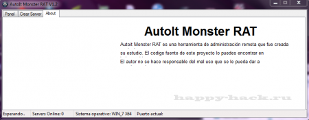 AutoIt Monster RAT v1.2